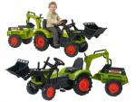 Traptrekker Claas met voorlader